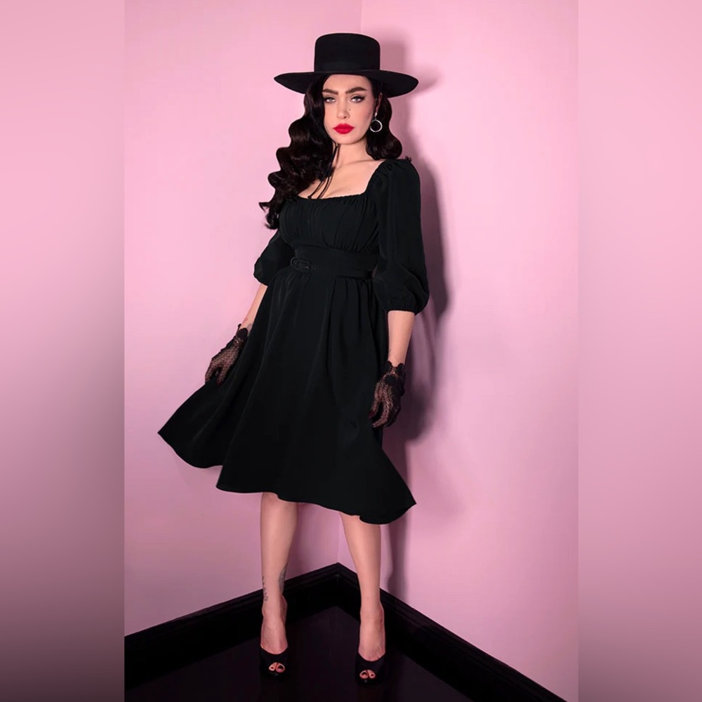 Black Vacation dress by Michiline Pitt